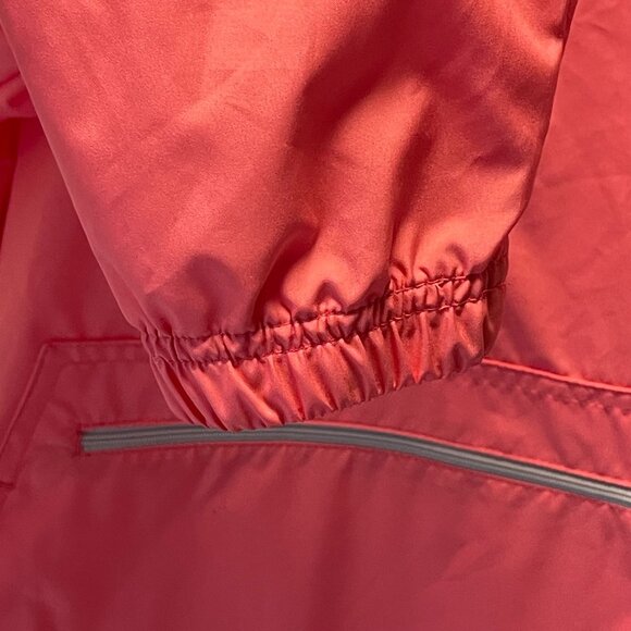 Charles River Apparel XS Coral Lightweight Pullover Windbreaker Jacket  Hood - Picture 6 of 13